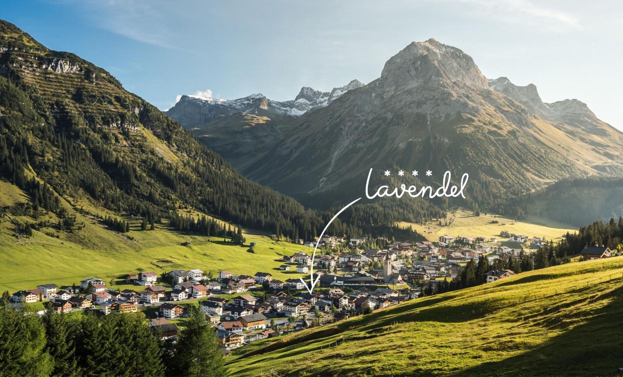 Hotel Garni Lavendel Лех-ам-Арльберг Екстер'єр фото